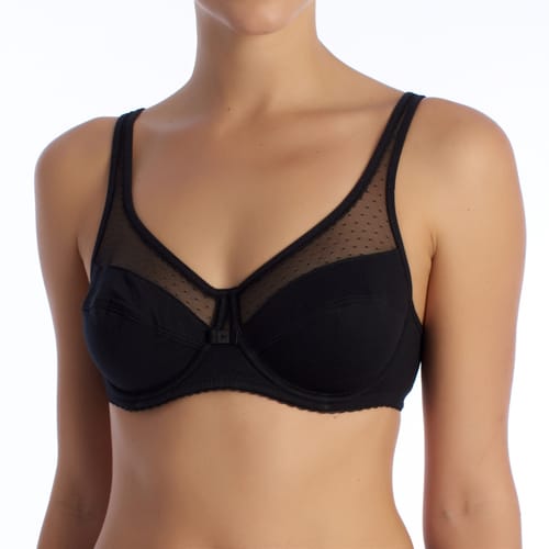 Großzügiger Bügel-BH 00ASF aus Bio-Baumwolle für Damen