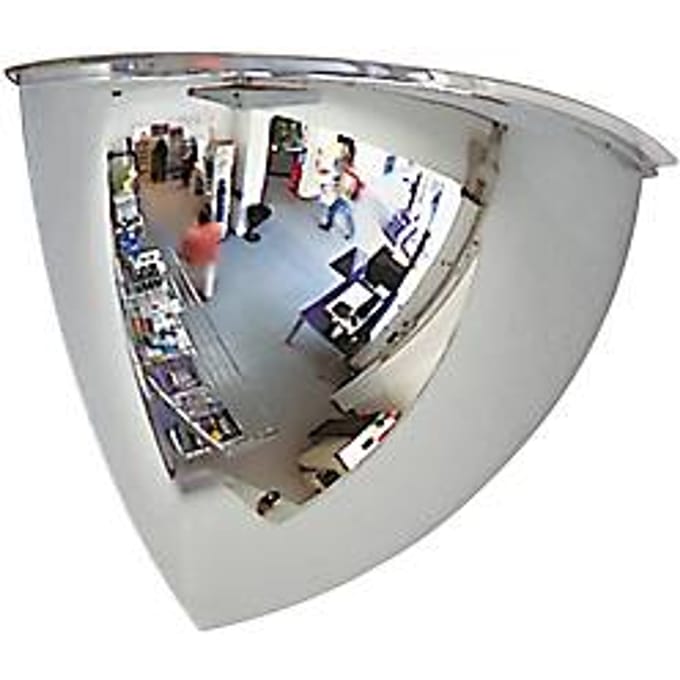 Panoramaspiegel 90 °/900, 3 kg, B 420 x H 420 x D 360 mm