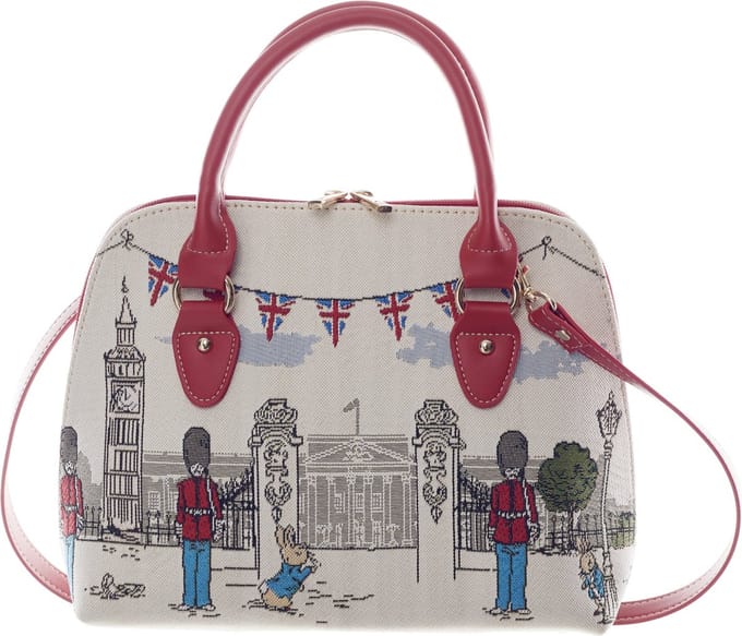 Handtas met schouderband ��� Peter Rabbit - Pieter Konijn - Victorian - Big Ben - Beatrix Potter