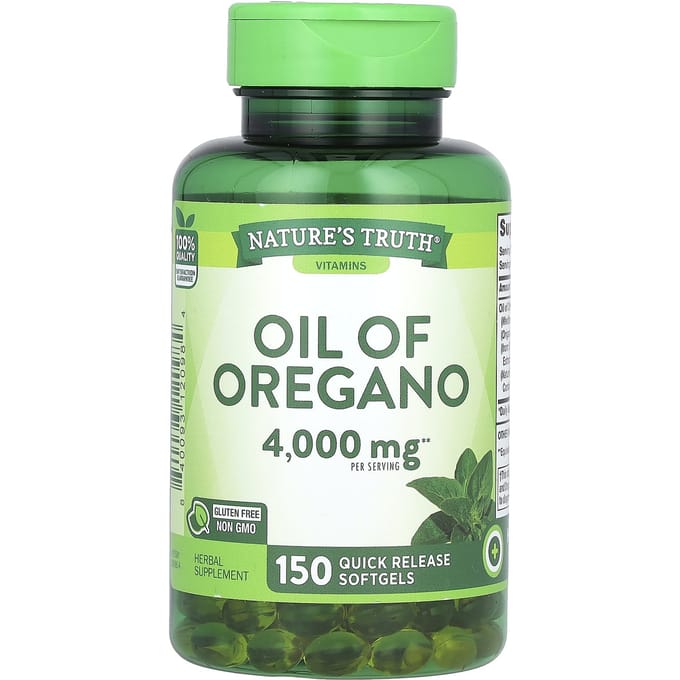 Nature's Truth, Vitaminen, Oregano-olie, 2.000 mg, 150 Softgels