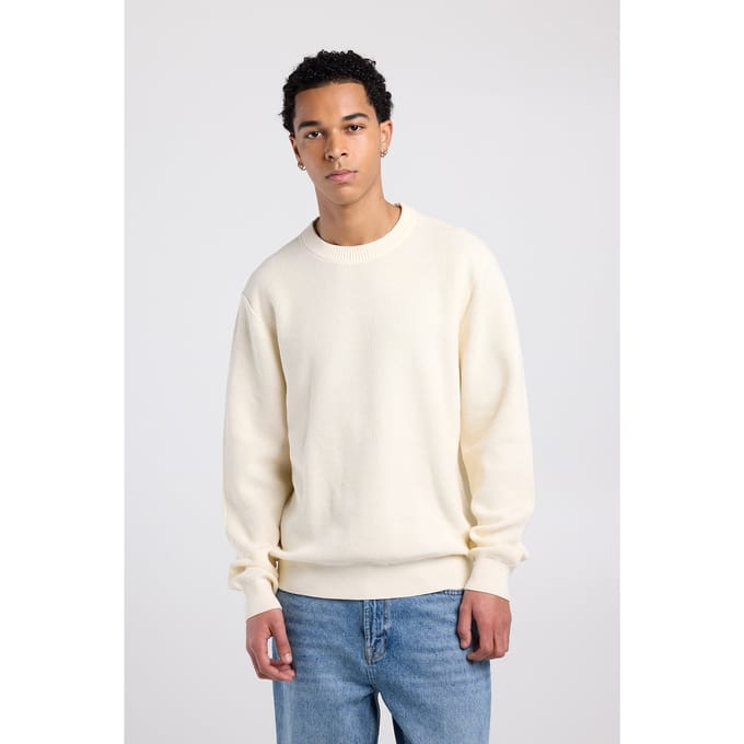 America Today Kurtis Crew Off White Maat: M | Sweaters Outlet | Heren | Wit