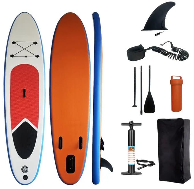 Bovista Sup Board - Opblaasbaar - Supboard - Sup Boards - Paddle - Kayak - Oranje - 320cm