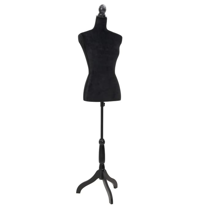 vidaXL - Etalagepop - torso - vrouw - zwart