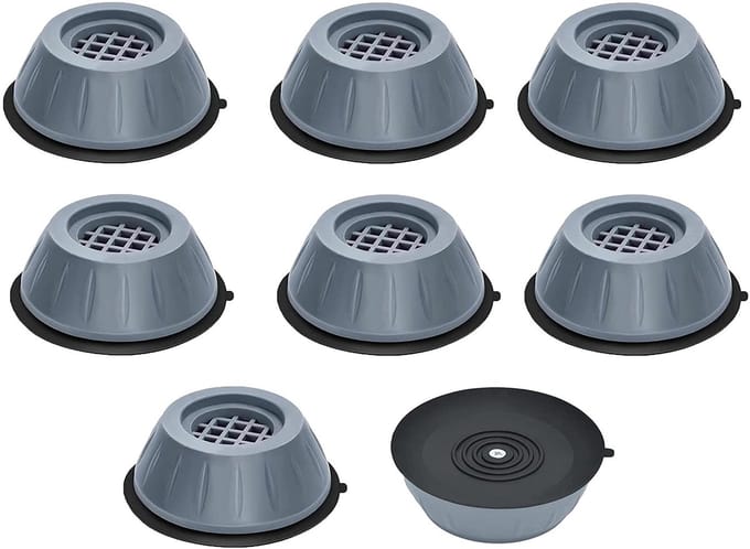Trillingsdempende pootjes voor wasmachine/droger Grijs