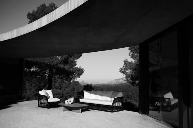 B&B Italia Softcage 3-zitsbank outdoor