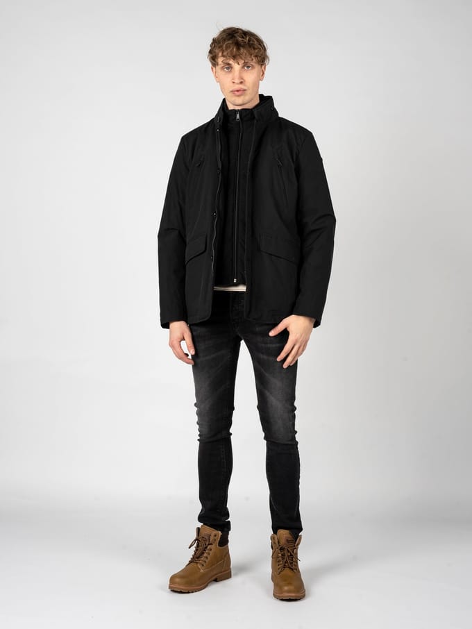 Geox jas Tevere Mannen zwart
