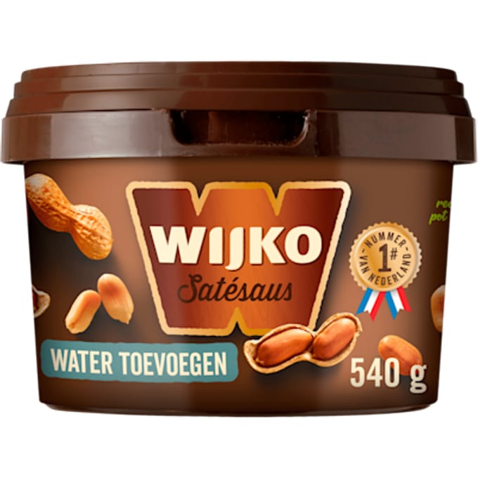 Satésaus geconcentreerd