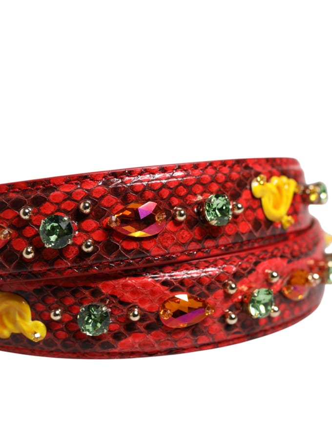 Multikleur Versierde Handtas Accessoire Schouderband