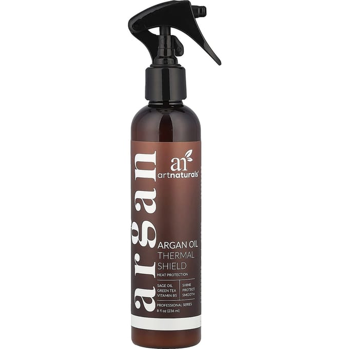 artnaturals, Argan Oil Thermal Shield, 236ml (8fl oz) brown