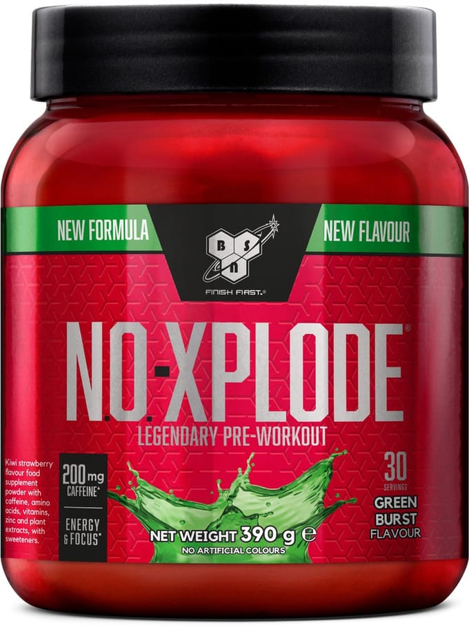 BSN N.O.-Xplode 3.0 Pre Workout - Pre-Workout – Green Burst – 30 doseringen (390 gram)