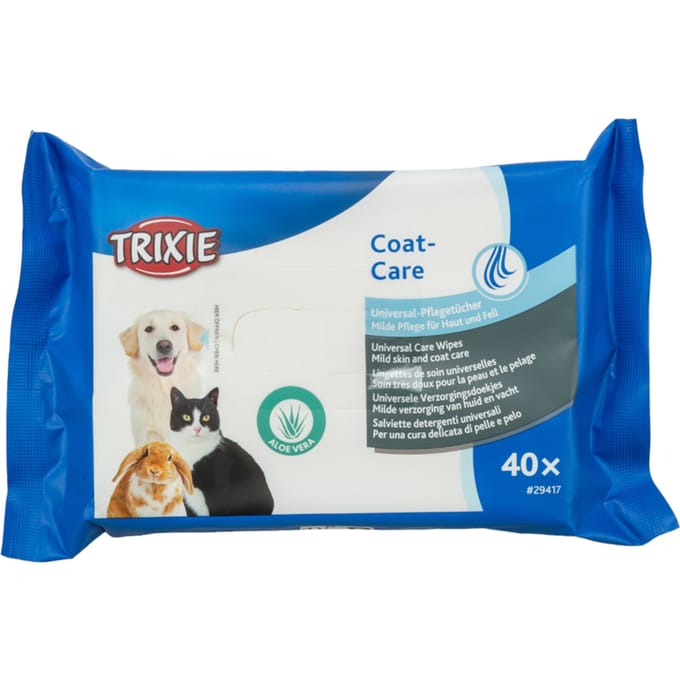 Trixie universele verzorgingsdoekjes - 40 Stuks