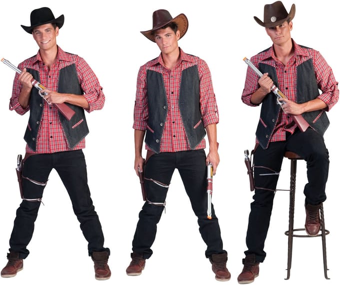 Cowboy vest Tim heren