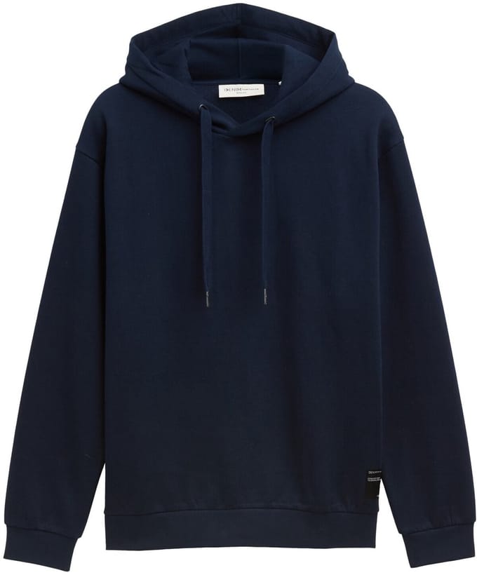 Tom Tailor hoodie heren - donkerblauw - 1049017 - maat S