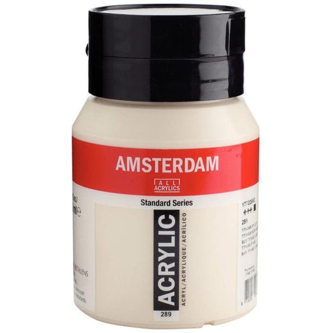 Amsterdam Standard Series Acrylverf Pot 500 ml Titaanbuff Licht 289