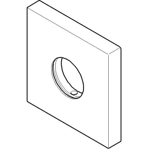 Dornbracht replacement rosette for MEM rain shower 092778003-00