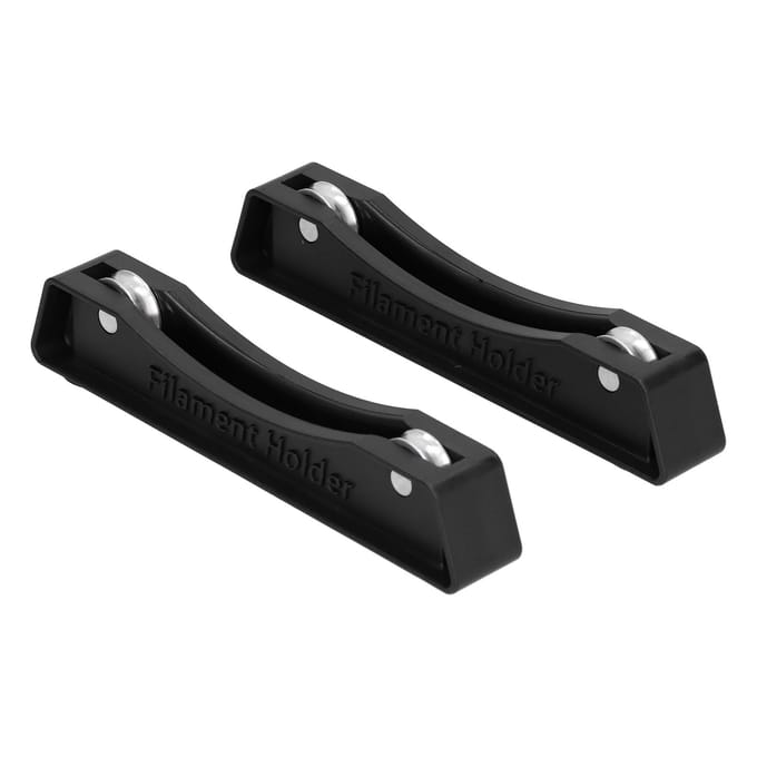 2 Stuks Filament Spoelhouder met Lagerontwerp voor Alle FDM 3D-Printers ABS Printaccessoires black