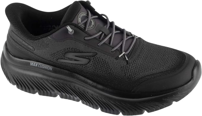 Skechers Go Walk Max Cushioning Hyper Burst, Mannen, Zwart, Hardloopschoenen, maat: 43