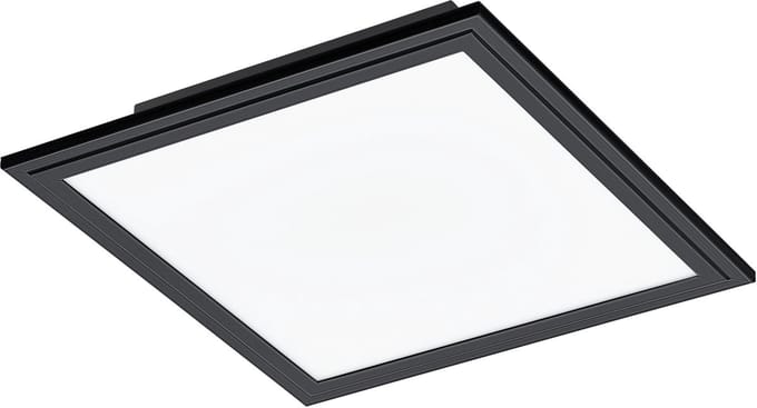 EGLO Salobrena 1 Plafondlamp - LED - 30 cm - Zwart|Wit - Aluminium