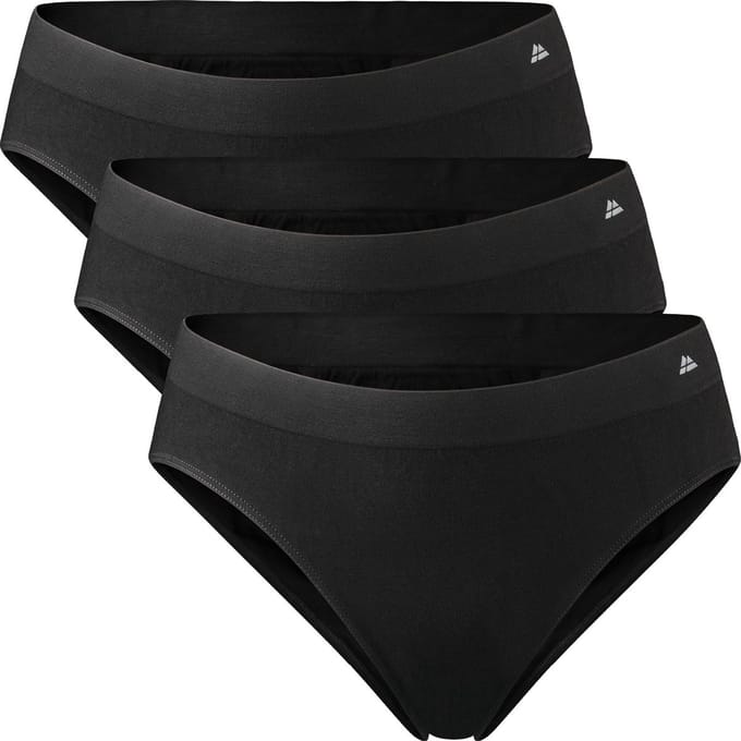 DANISH ENDURANCE Onderbroeken van Bamboe Viscose - voor Dames- Zwart - Maat XS/S