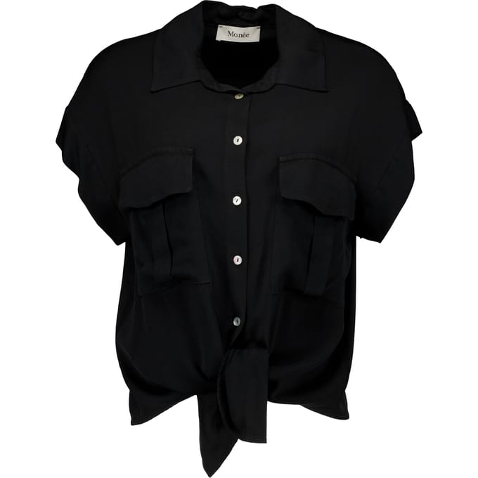 Mo.née F8496 Blouses Zwart F8496