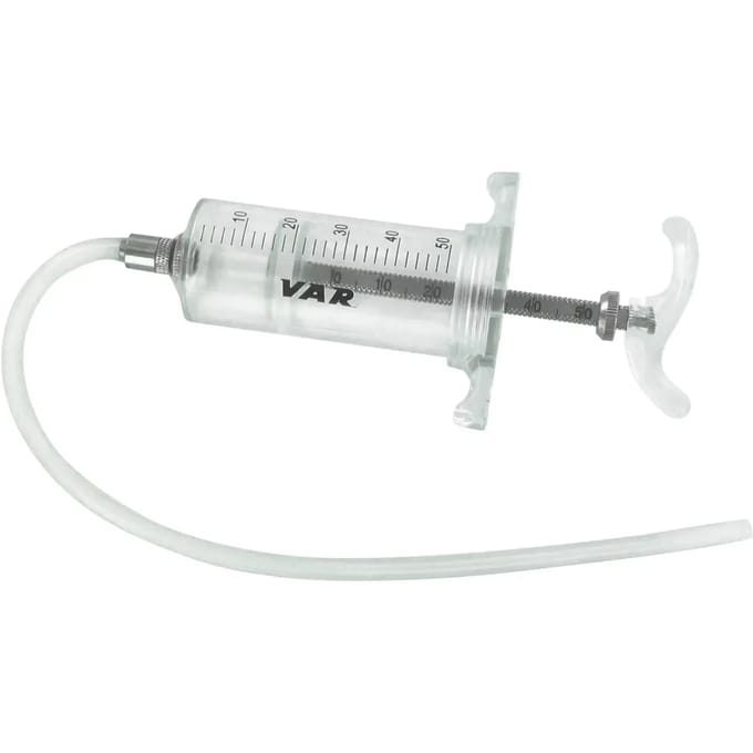 Var Spuit Met Slang Voor Vorkbloeding 50ml Transparant