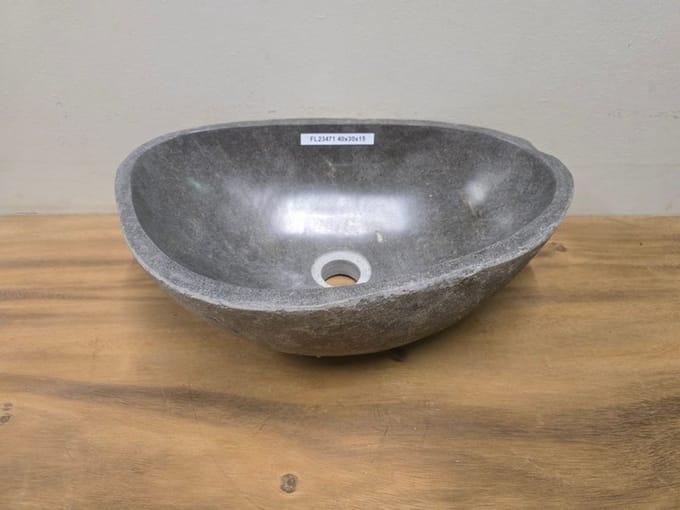 Waskom Natuursteen - 40x30x15cm - FL23471