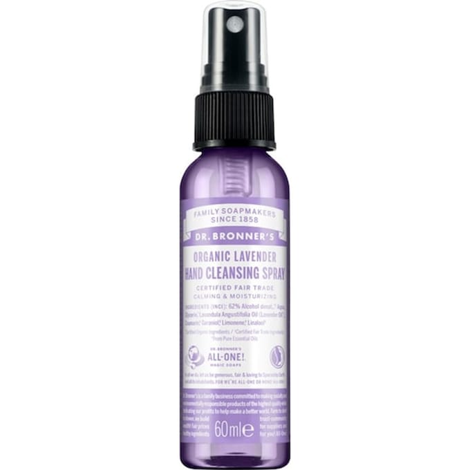 Dr. Bronner's handdesinfectie Lavendel handontsmettingsspray Handdesinfectie Dames 60 ml