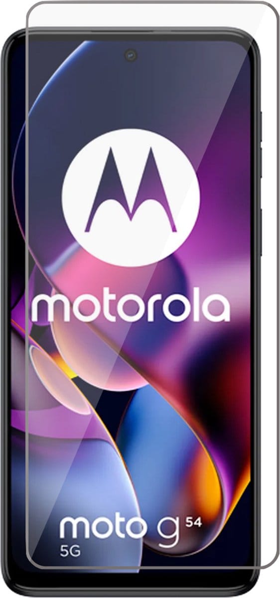 Screenprotector geschikt voor Motorola Moto G54 - Glas Screen Protector