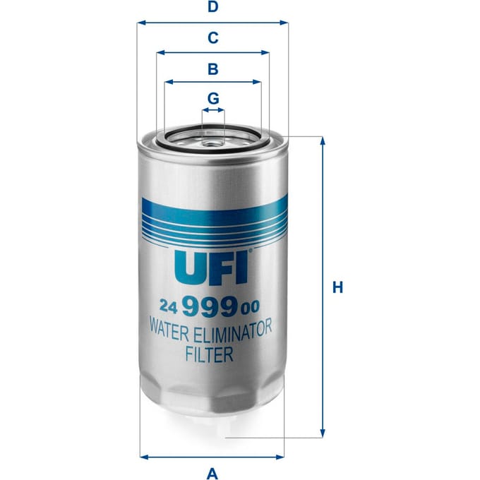 Brandstoffilter UFI 24.999.00