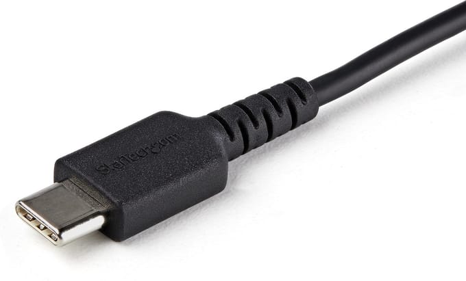 StarTech USB-A naar USB-C Data Blocker kabel - USB 2.0 - 1 meter - Zwart