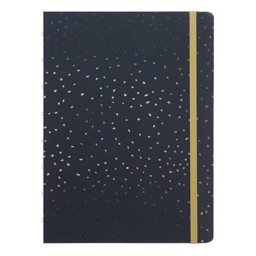 Filofax notitieboekje a5 navulbaar - confetti charcoal