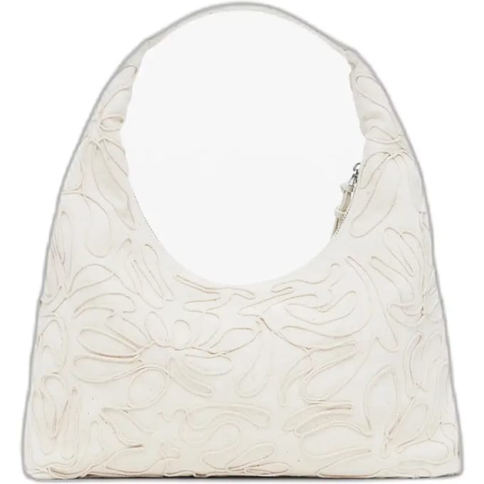 Desigual schoudertas handtas Edelina Samarra Shoulder Bag Linen White crème