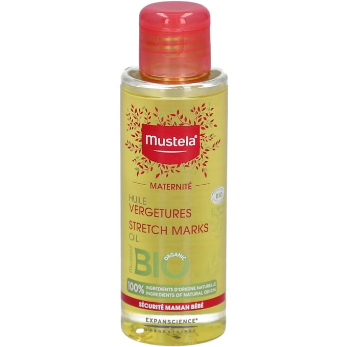 Anti-Stretchmark Olie Materniité Mustela (105 ml)