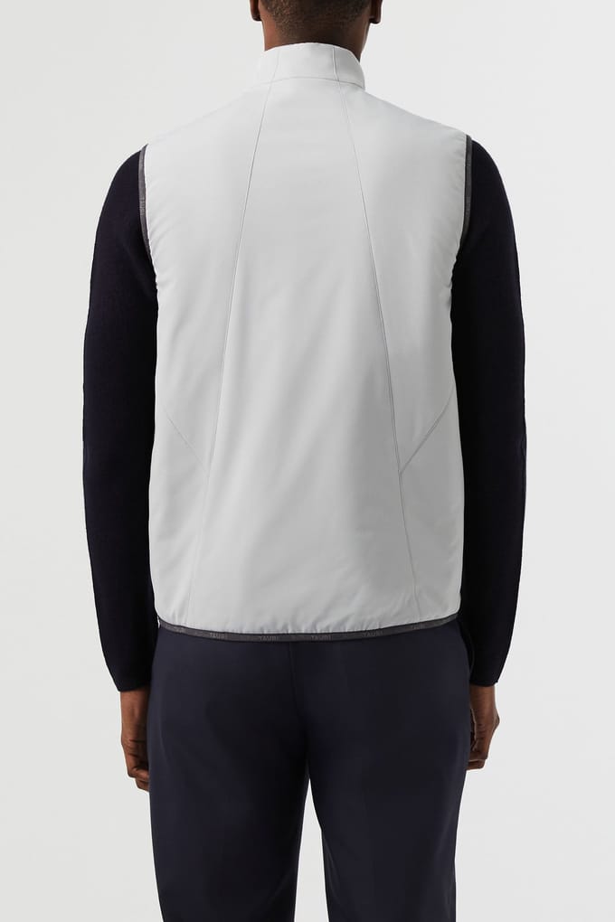 AlphaTauri Ovemp V1.c1.03 Heatable Vest Light Grey Größe: M | Bodywarmer Outlet | Herren | Grau