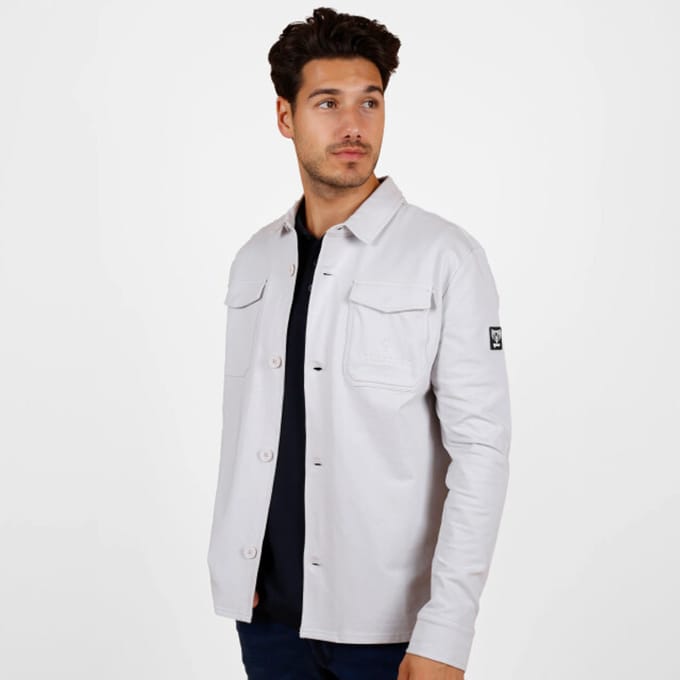 Heren Overshirt Andel – Lichtgrijs