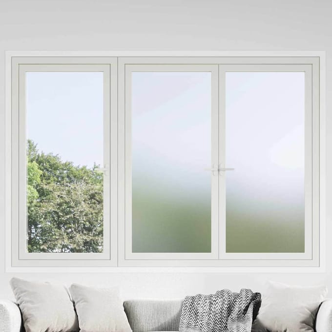 vidaXL - Zelfklevend - Raamfolie - Frosted - Grijs - 45 - x - 2000 - cm - PVC
