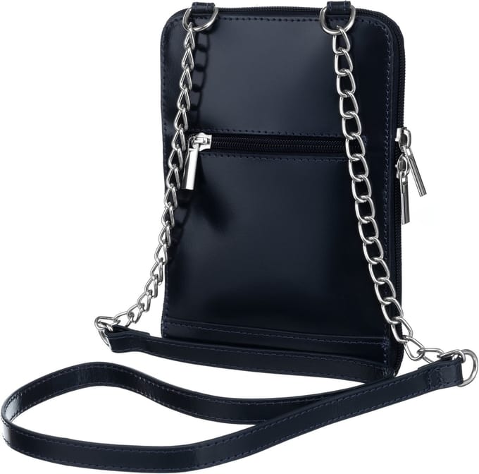 Leren tas 4822-SB-4684 Marineblauw