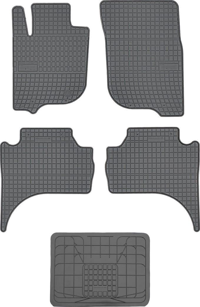 Max-Dywanik Frogum - Mitsubishi L200 - 2019- - Zwart - Zonder Stoppers