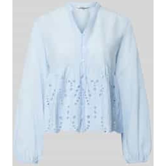 regular fit blouse van puur katoen model 'DEWINA'