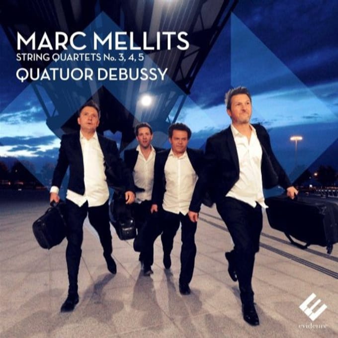 Quatuor Debussy - Mellits: String Quartets No. 3, 4, 5 (CD)