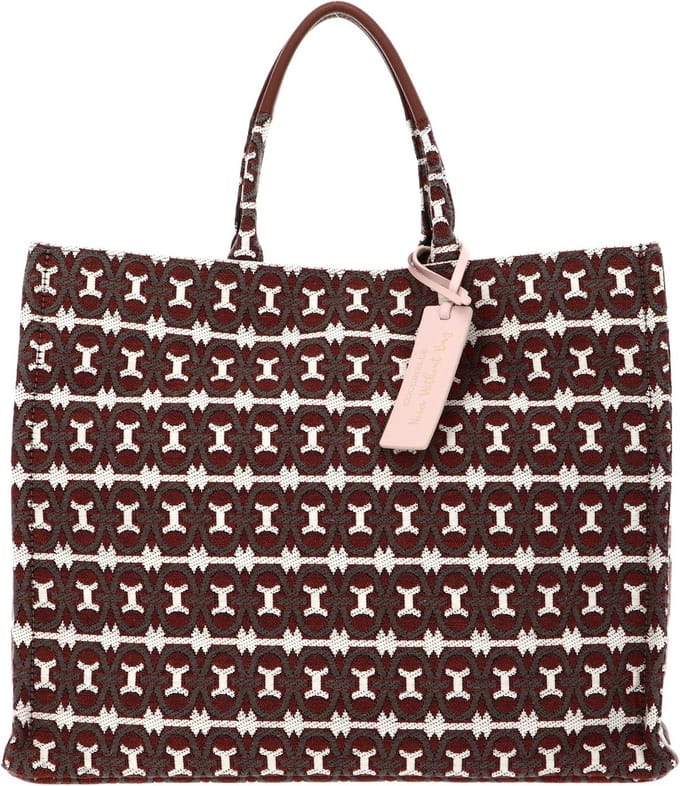 COCCINELLE Handtas Schoudertas Never Without Bag Jacquar Handbag Mul. Warm T / Brule Veelkleurig
