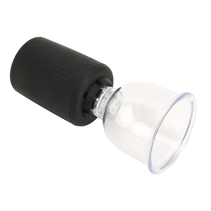 Intelligent Vacuüm Cupping Machine 6 Cups Verwarming Lichaam Meridiaanbaggering Elektrische Cupping Massager black