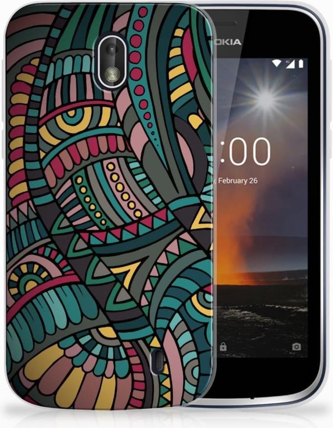Nokia 1 TPU bumper Aztec