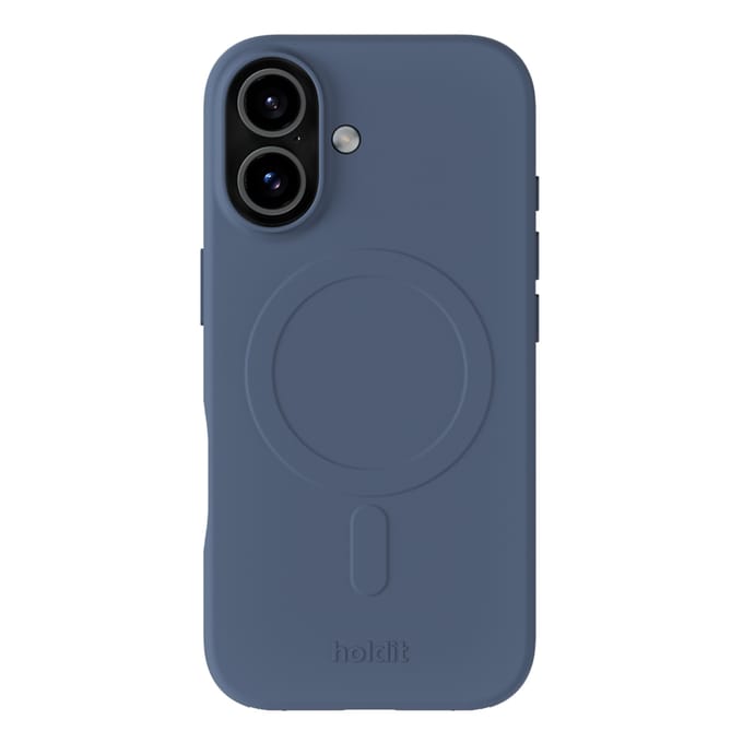 Holdit Soft MagSafe Case voor de Apple iPhone 17 - Pacific Blue