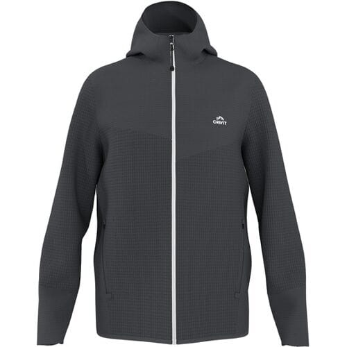 CRIVIT Heren sportjack met powerstretch (Grijs, M)