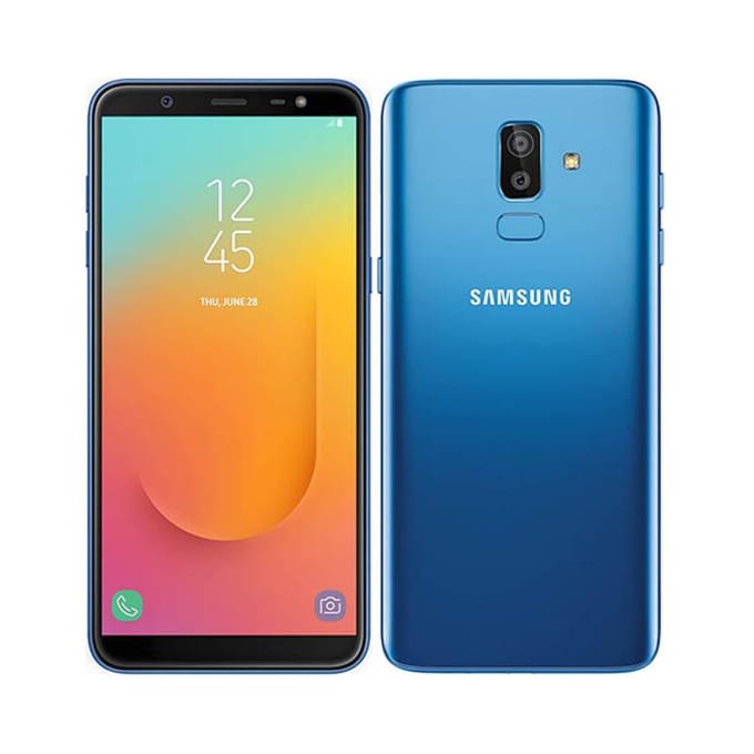 Gerenoveerde Samsung Galaxy J8 J810F On8 Dual SIM 3GB RAM 32GB ROM 6.0  16MP 4G Octa-core Mobiele Telefoon Met Dual SIM Simple Set blauw