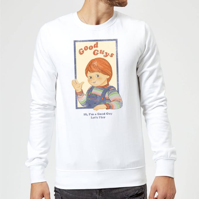 Chucky Good Guys Retro trui - Wit - M