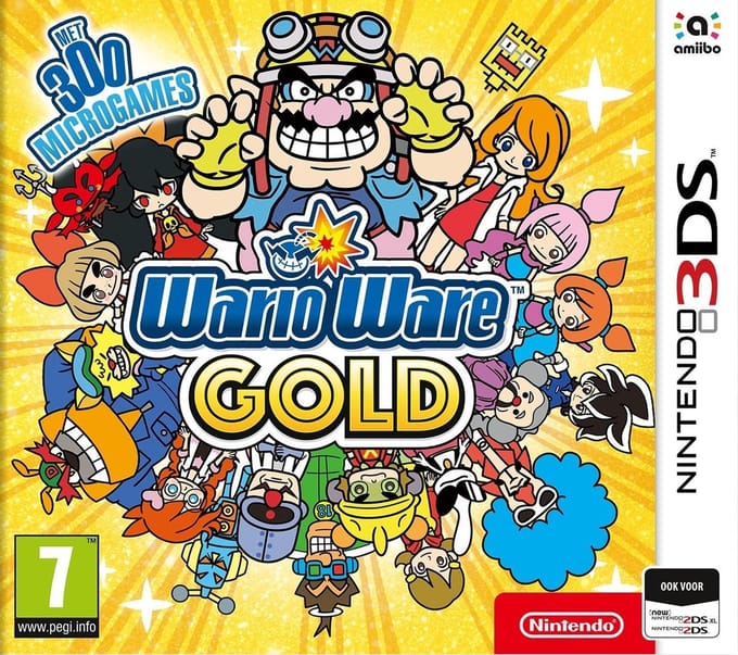Nintendo 3DS Wario Ware Gold