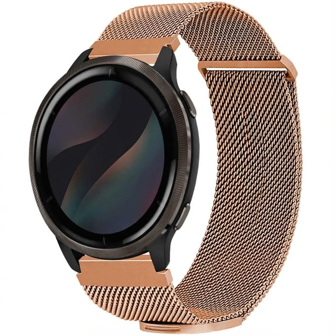 imoshion Milanees magnetisch bandje - Universeel 22 mm aansluiting - Maat M - Rosé Goud