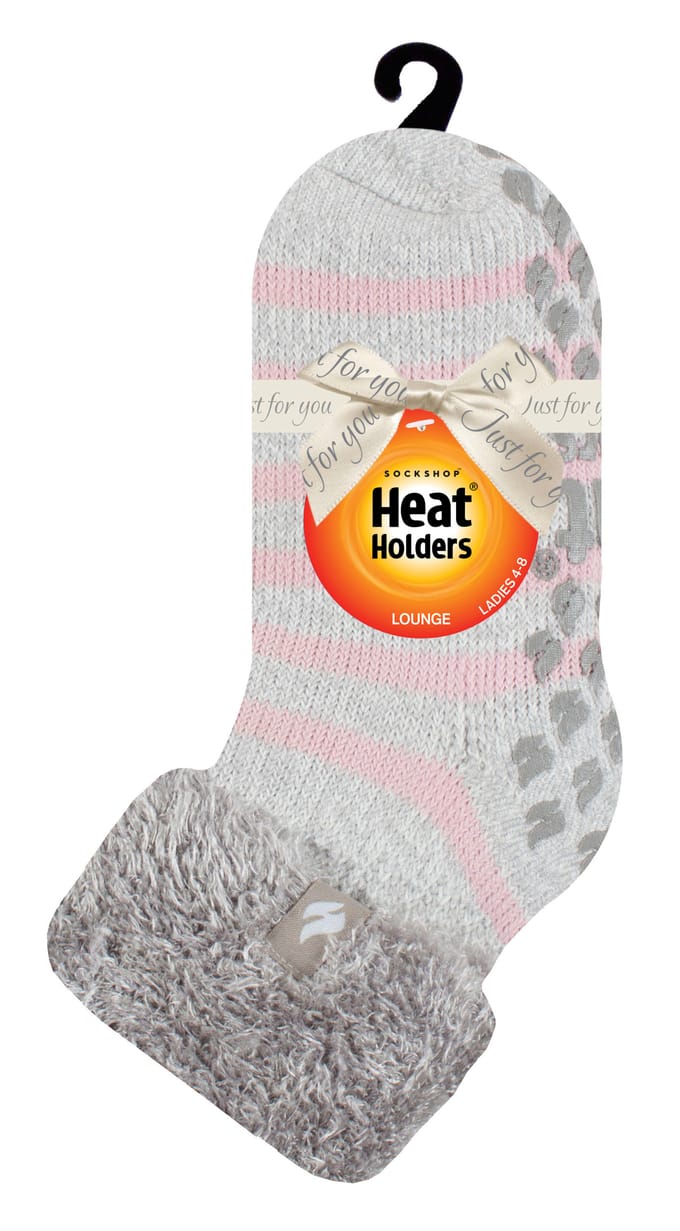 Heat Holders - Non Slip Bedsokken voor dames - Silver Gray (Auckland)